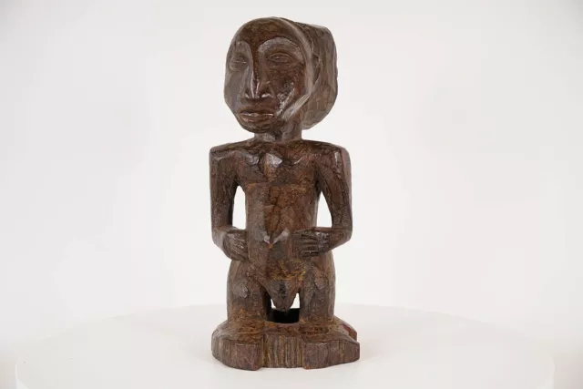 Gorgeous Luba Statue 15" - DR Congo - African Art