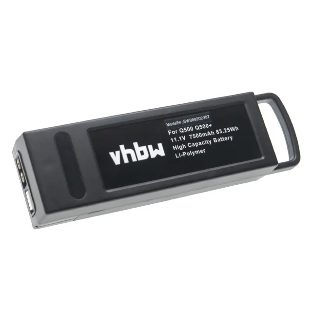 Batterie pour Yuneec Q500, Q500+, Q500+ Pro, Q500+ Typhoon 7500mAh 11,1V