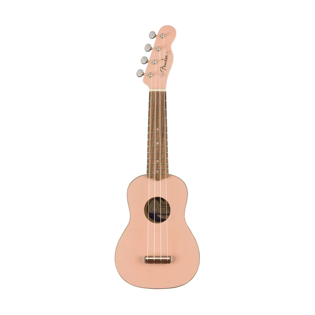 Fender Venice Soprano Ukulele, Walnut FB, Shell Pink