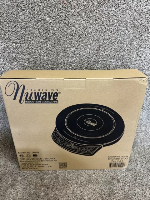 New NuWave Electric Induction Cooktop Cookware 12 1/4" Model 30101 NIB