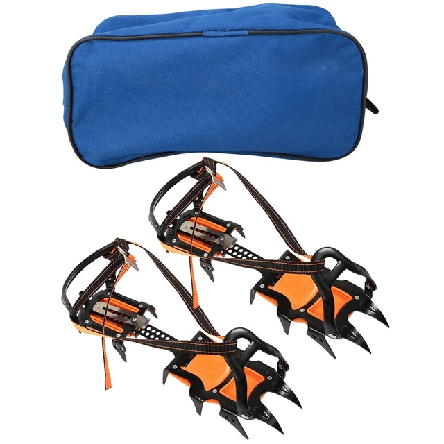 OUTDOOR 12TOOTHED SPRING Claw Crampons Boots Ski Ice Shoes Cover