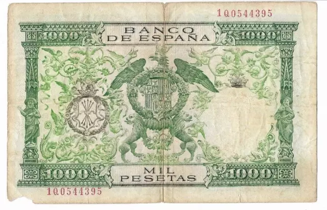 España: 1000 Pesetas Reyes Católicos. Año 1957 Con Serie. Rc-. Ideal Y Barato. 2