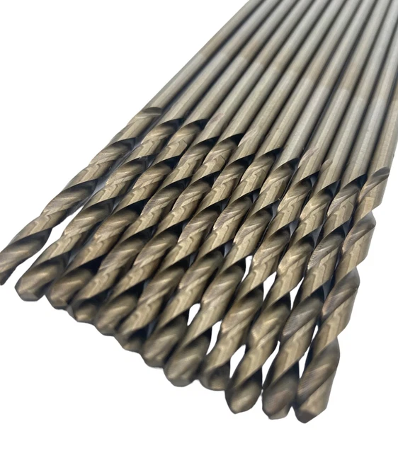 LastCut 12 PCS #30 X 12 Cobalt Aircraft Extension Drill Bit, S / Point USA