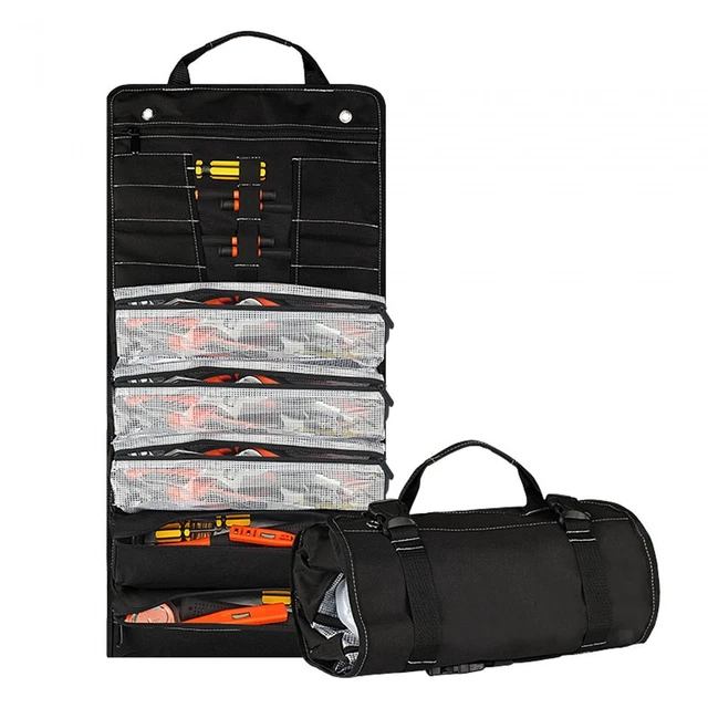 Bolsa de herramientas para enrollar, bolsa de compras Oxford para senderismo,
