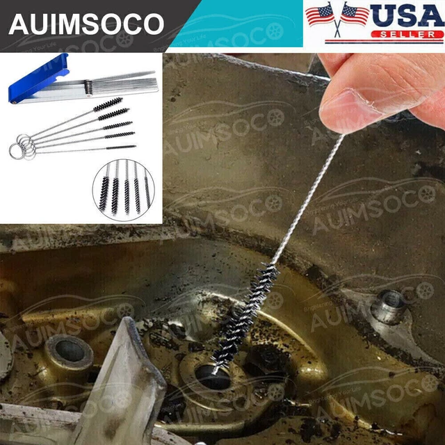 Carb Carburettor Cleaner Wire Tools Set Brush For Honda CR80RB Goldwing TV Parts