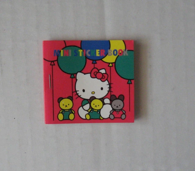 SANRIO HELLO KITTY Mini Sticker Book Balloons Vintage 19761989 NEW 49