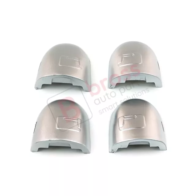 4 Pcs Couvercle de Trou de Clé de Porte Renault Megane Scenic Clio Laguna