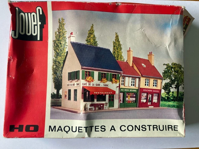 Maquette Jouef à Monter – Bloc De 3 Immeubles/commerces, édition 1981, Neuve