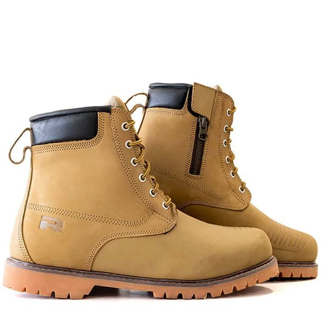 Richa Calgary hellbraun wasserdicht kurzes Stadtmotorrad Motorrad Stiefelette