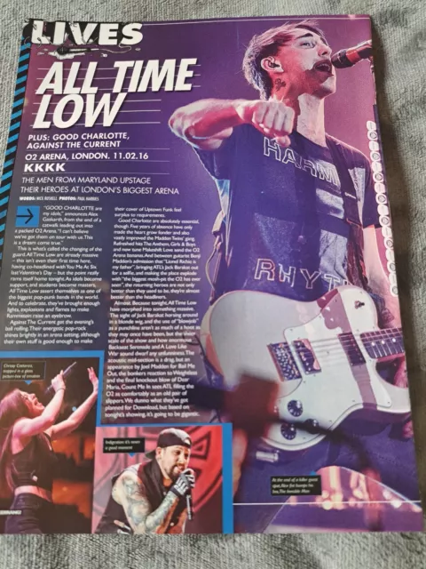 All Time Low ganzseitige Bewertung Artikel Poster Foto