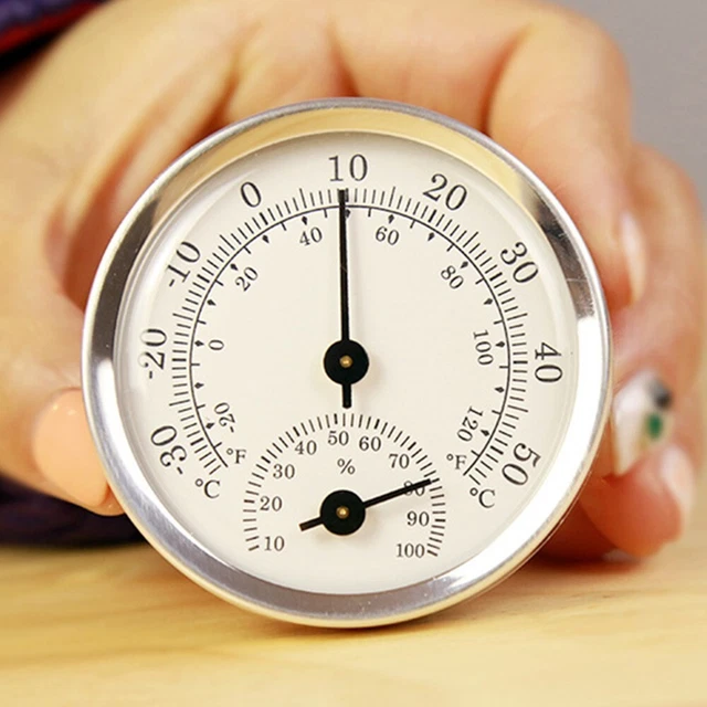 COST EFFECTIVE WALL Mounted Temperature Humidity Meter Thermometer ...