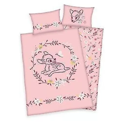 Disney Bébé Bambi Linge de Lit 100x135 40x40cm