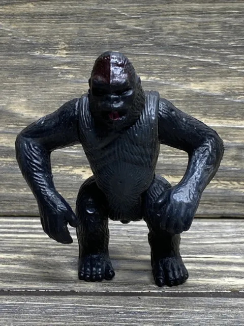 Vintage Posable Plastic Figure Gorilla Ape 3"