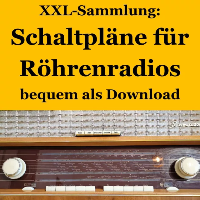 Collezione XXL: schemi radio / radio a tubi # diagrammi di cablaggio # download ZIP