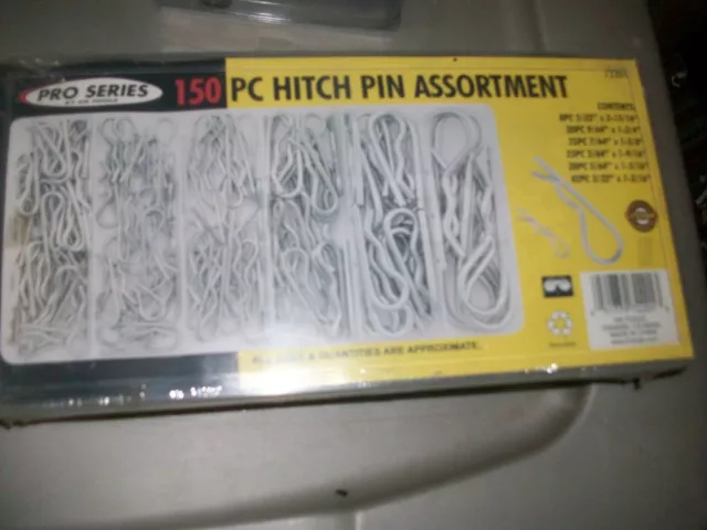 150 Pc  Hitch Pin  Assortment