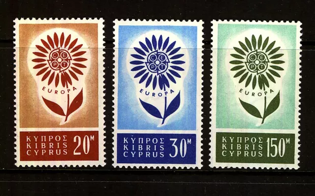 CYPRUS 1964 EUROPA SET SG  249/51    MNH UM Unmounted Mint Set