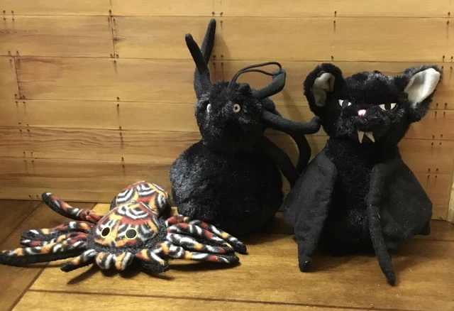 New Steel Dog Heavy Duty Halloween Toys Bat Spiders Lot 3
