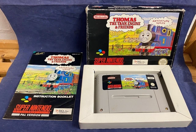 THOMAS THE TANK Engine & Friends SNES Boxed Complete RARE £156.71 ...