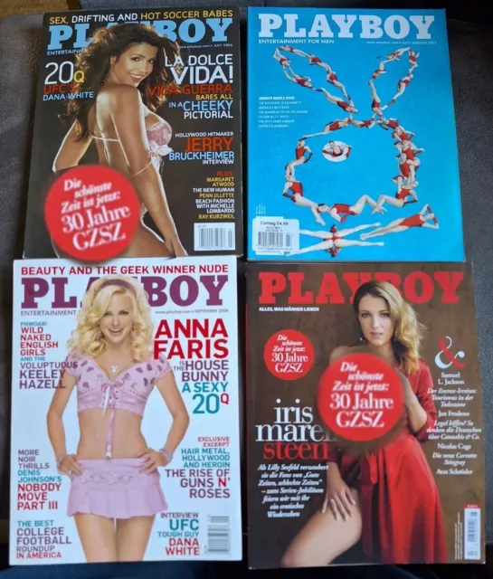 Playboy Magazines X4