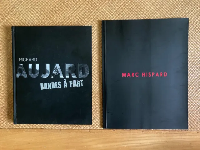 Catalogue+Livre lot de 2"Richard Aujard et Marc Hispard" Édition 2010-2013