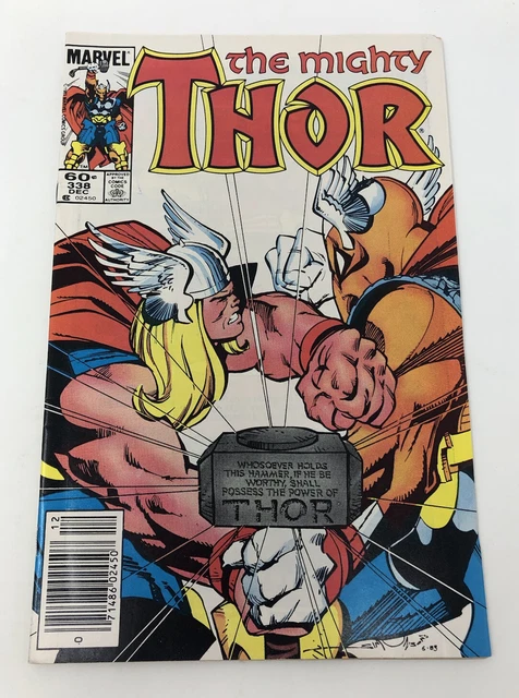 The Mighty Thor #338 Marvel Comics- 2nd Beta Ray Bill