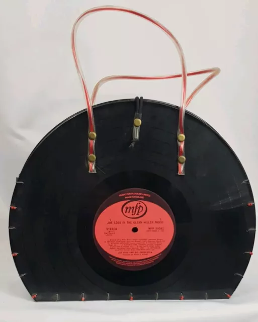 Retro Vinyl Schallplatten Tragetasche Vintage