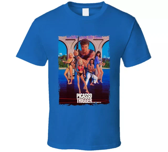Picasso Trigger Rapper PICASSO TRIGGER 80S Action Movie Fan T-Shirt £6.36 - PicClick UK