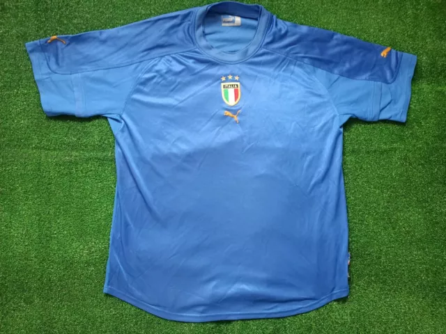 Italy National Team Puma home jersey shirt Euro 2004 size XXL