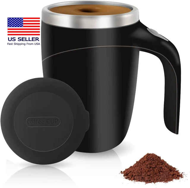 Automatic Magnetic Stirring Mug Self Coffee Cup Mixing Steel Stainless Milk