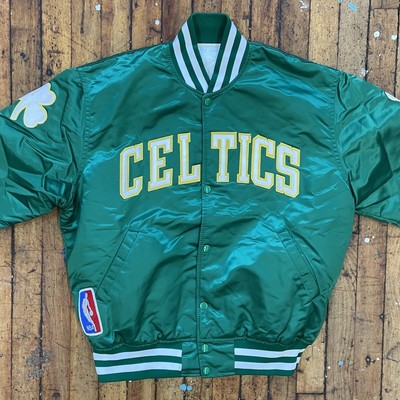 VINTAGE BOSTON CELTICS NBA Satin 