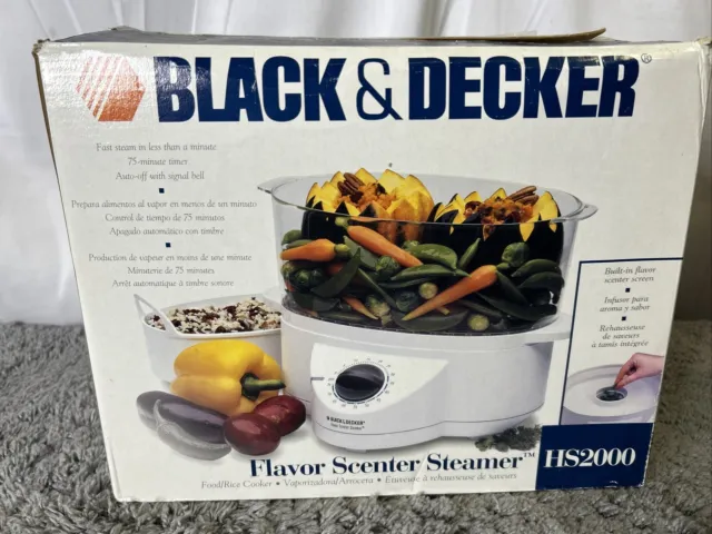 Black & Decker HS2000 Flavor Scenter Steamer and Rice Cooker - Cookers &  Steamers - Edmonton, Alberta, Facebook Marketplace
