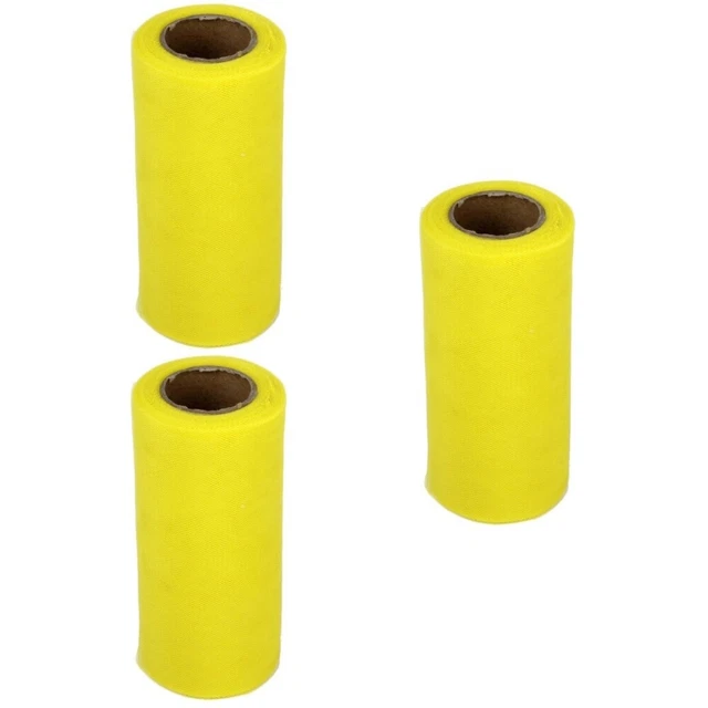 3 stücke Rolle von 22 m * 15 cm Banketthochzeit DIY Tüll Handwerk Tutu Dekoratio