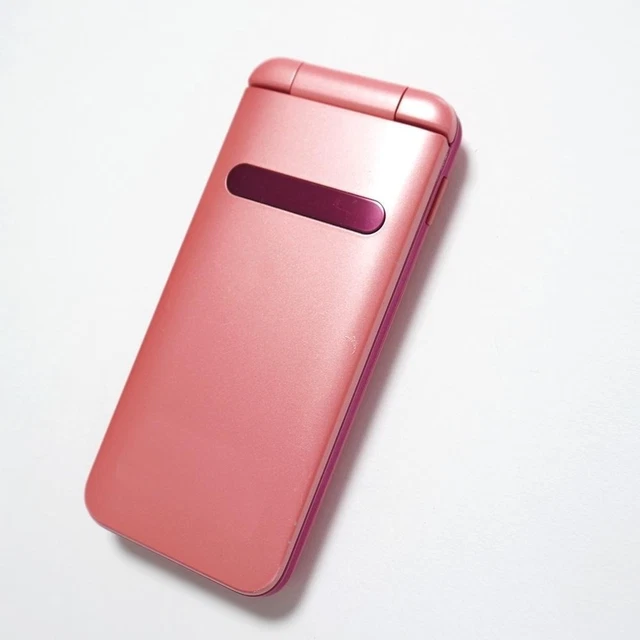 KYOCERA GRATINA KYF37 Pink Android Flip Phone Unlocked SIM