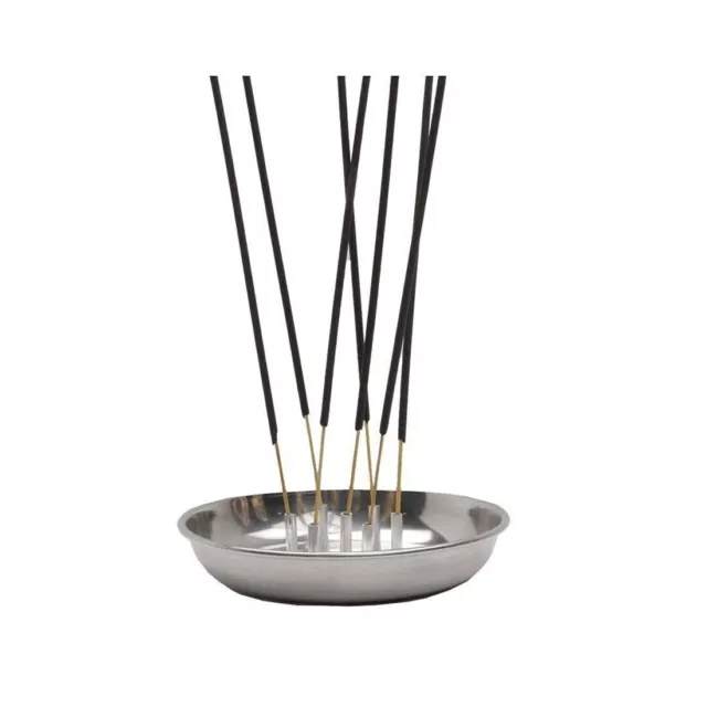 Stainless Steel Agarbatti/Incense Stand/Holder with Ash Catcher-7 Sticks