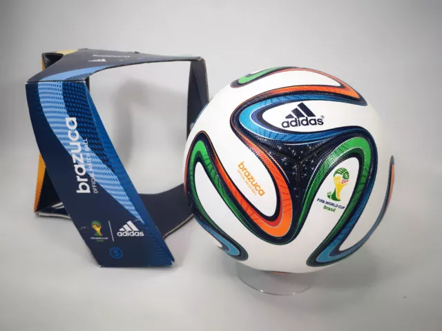 ADIDAS BRAZUCA FINAL Rio FIFA World Cup Brazil 2014 Match Ball Soccer Size  5 £39.56 - PicClick UK