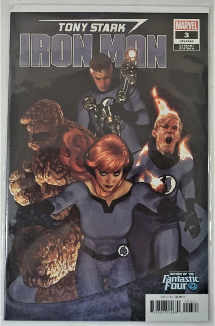 Marvel Comics TONY STARK IRON MAN #3 OCT 2018 LGY#603 NM