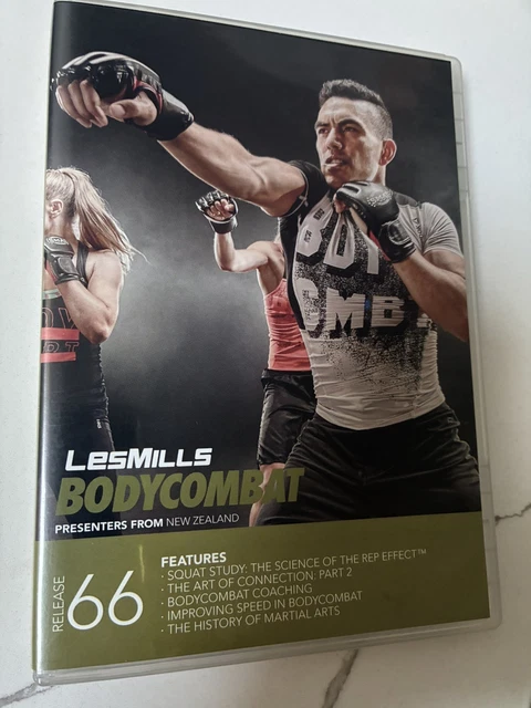 LES MILLS BODYCOMBAT BODY COMBAT 66 DVD CD and notes- EUR 32,68