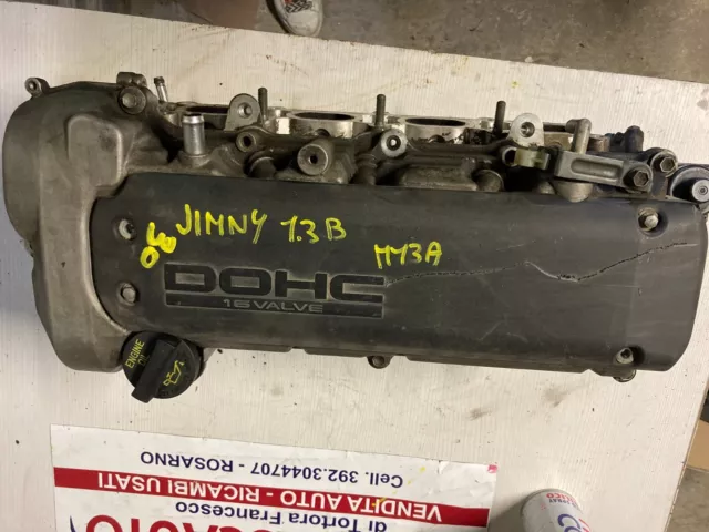 testata completa di albero a camme e variatore suzuki jimny 1.3B sigla mot. M13A