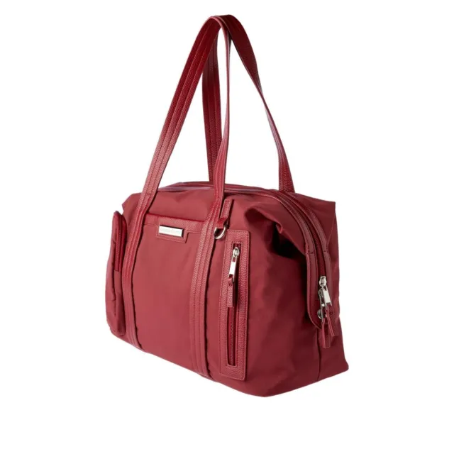 Samantha Brown To-Go Multi Compartment Travel Tote - Burgundy