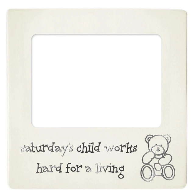 Dakota Baby Photo Frame (Saturday)