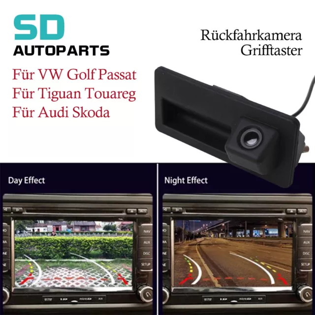 Rückfahrkamera Griff Grifftaster für VW Golf Passat Tiguan Touareg Audi Skoda