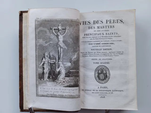 Vies des pères, des martyrs et des autres principaux saints TOME 6 1828