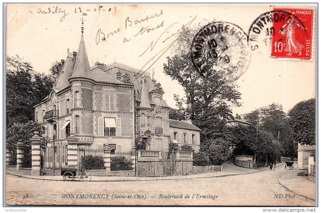 95 MONTMORENCY - le boulevard de l'ermitage et l'ermitage.