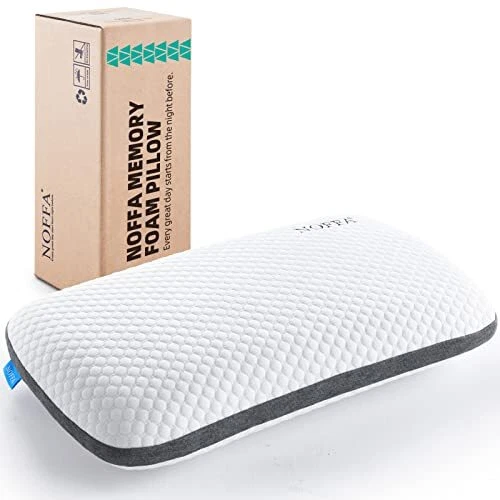 Firm Pillow for Side Sleepers Firm Memory Foam Pillow Small Flat Hard Pillow