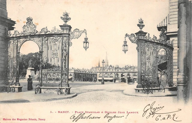 NANCY - Place Stanislas et grille Jean Lamour