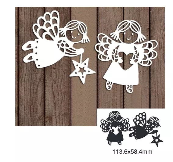 Angel Metal Cutting Dies Scrapbooking Album Paper Cards Cut Embossing Stencils