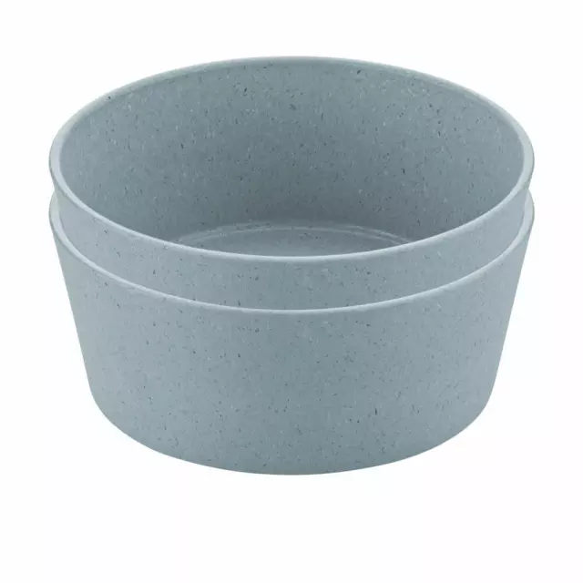 Plastic bowl CONNECT, set of 2 pcs, 890 ml, coral, Koziol 