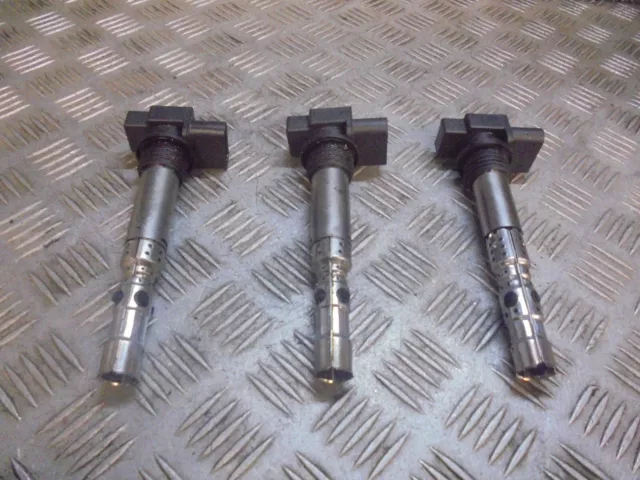 2008 Skoda Fabia 1.2 1 5Dr Set Of 3 Ignition Coils 0986221047