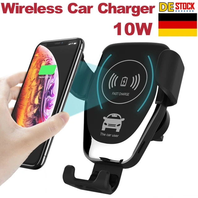 Wireless Qi Auto Handy Halterung KFZ Halter mit Induktive Ladefunktion universal