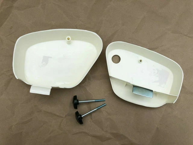 thumbnail image 2 of Honda Trail 90 CT90 K0 CT200 Side Cover Set With Latch Knob – Pair 2 of 6